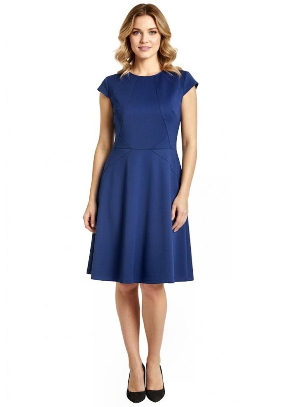Ted Baker London Blue Fit & Flare Dress, Womens Size Ted Baker 5 / US 12